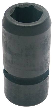 Sleeve drive" Impact socket. With 3/4" square drive and guide on the axle. Action
